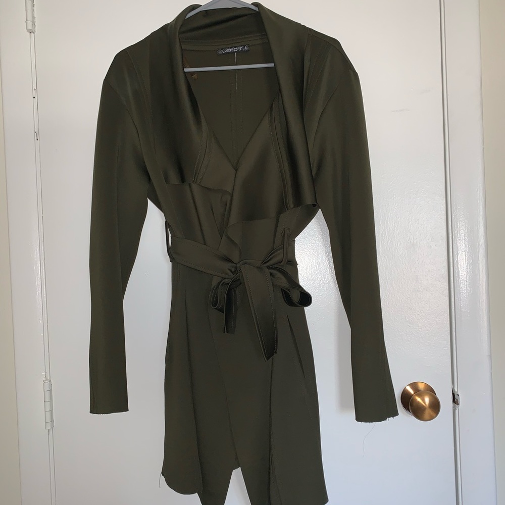 Olive Green Trench Coat